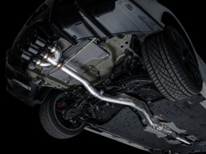 Acura Integra Performance Exhaust - AWE Tuning - Cat Back Track Edition - Diamond Black - 2024+